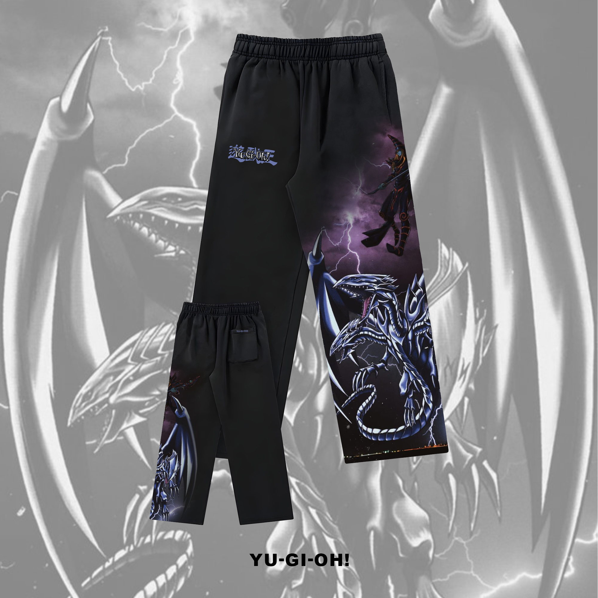 Unisex "Yu-Gi-Oh!" Game Anime Graphic Print Pants
