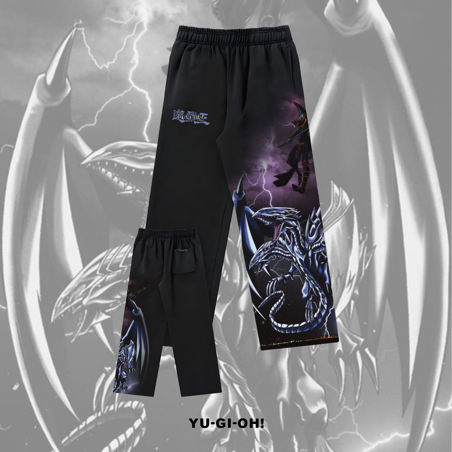 Unisex "Yu-Gi-Oh!" Game Anime Graphic Print Pants