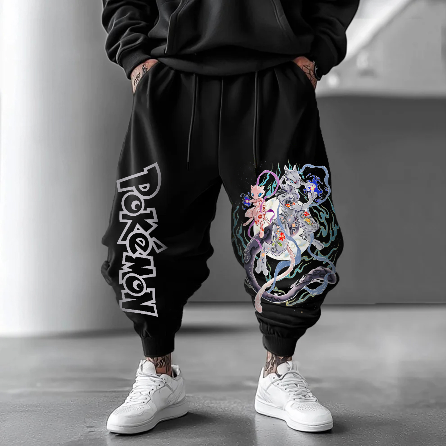 Unisex  Casual Anime Streetwear Pants-comicclothing