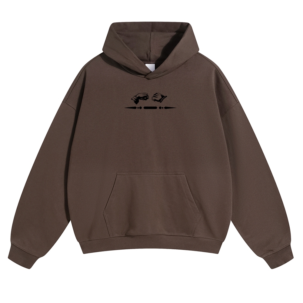 Unisex Casual Anime Print Hoodie