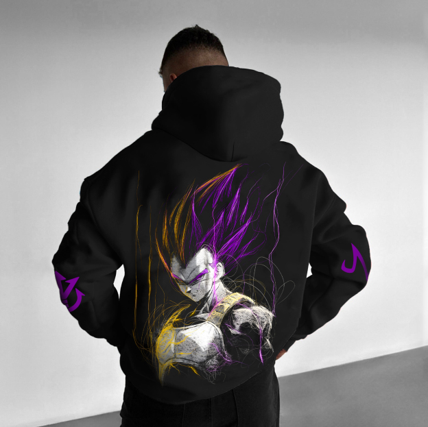 Unisex Anime Graphic Streetwear Vintage Hoodie