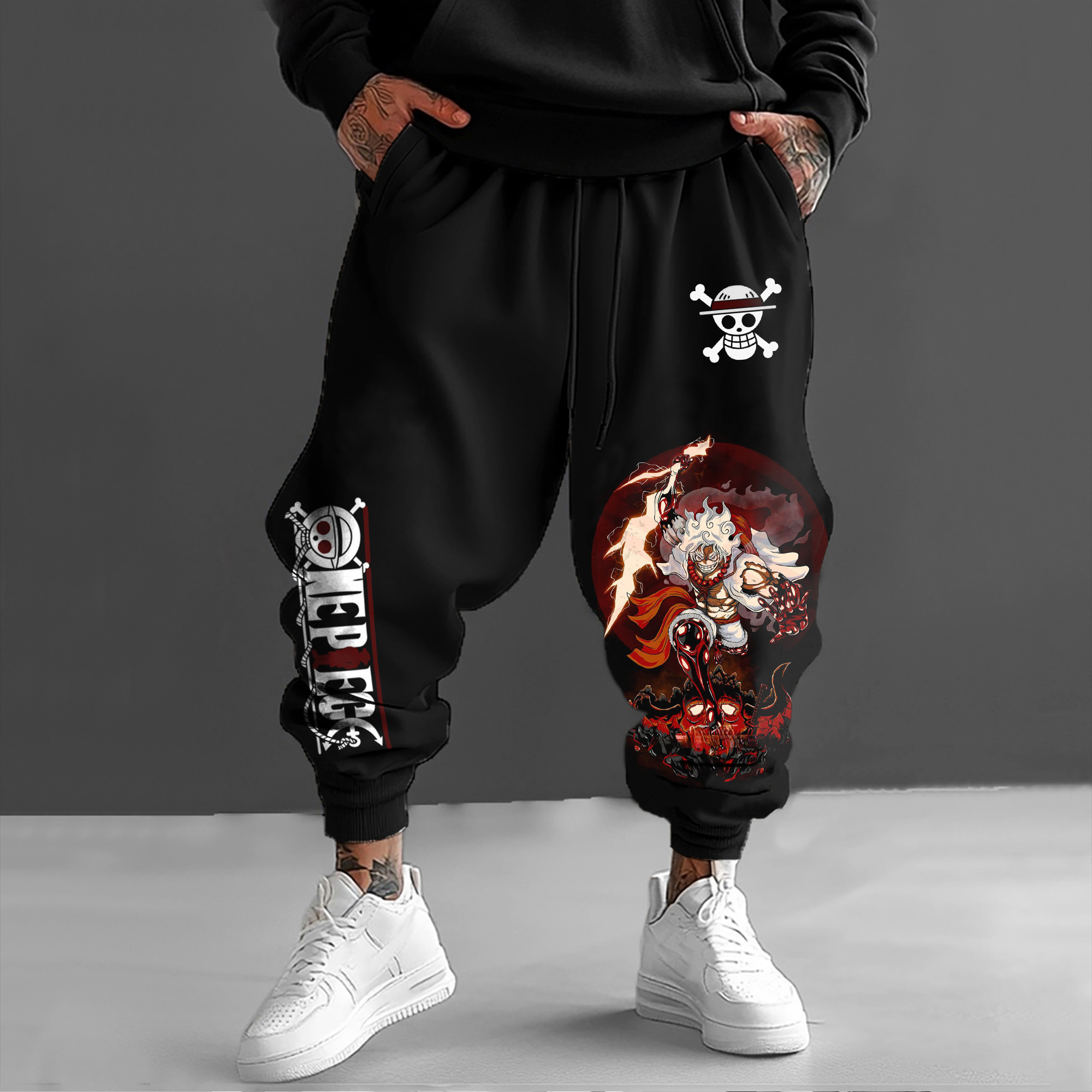Unisex Anime Inspired Vintage Pants丨