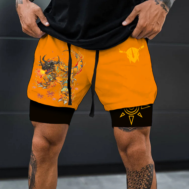 Unisex  “Digimon” Casual Anime Streetwear Shorts-comicclothing