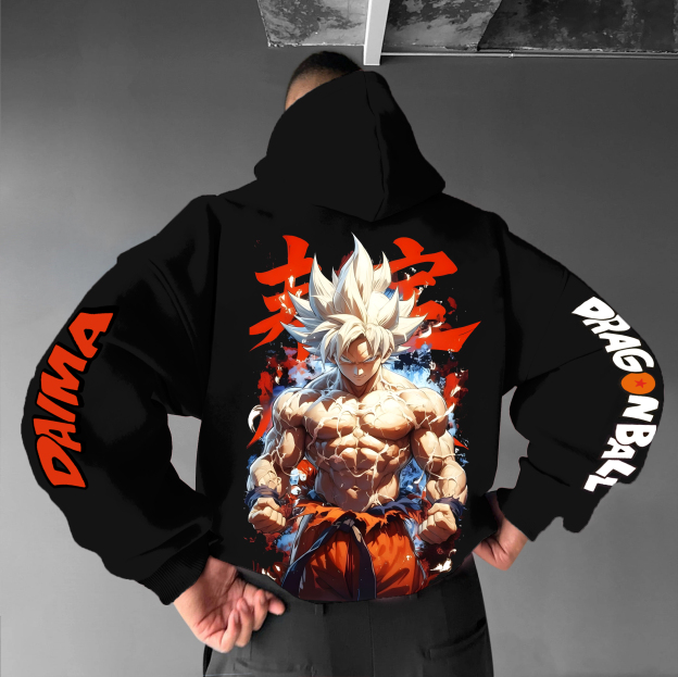 Unisex Anime Graphic Streetwear Vintage Hoodie