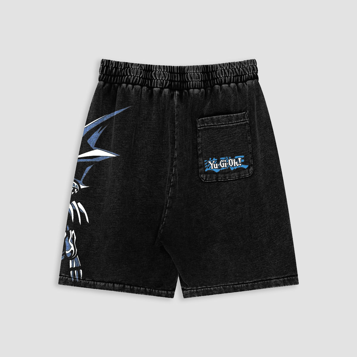 Unisex "Yu-Gi-Oh!" game and anime pattern printed shorts