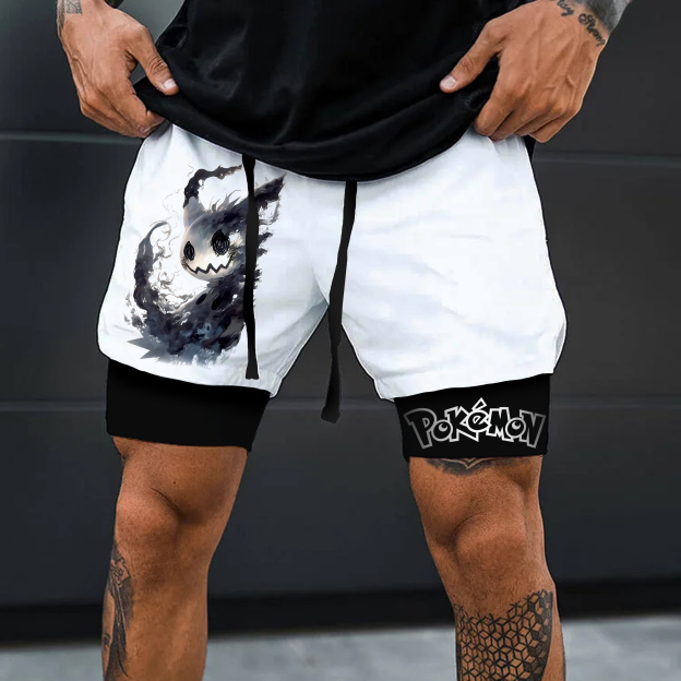 Unisex  Casual Anime Streetwear Shorts-comicclothing