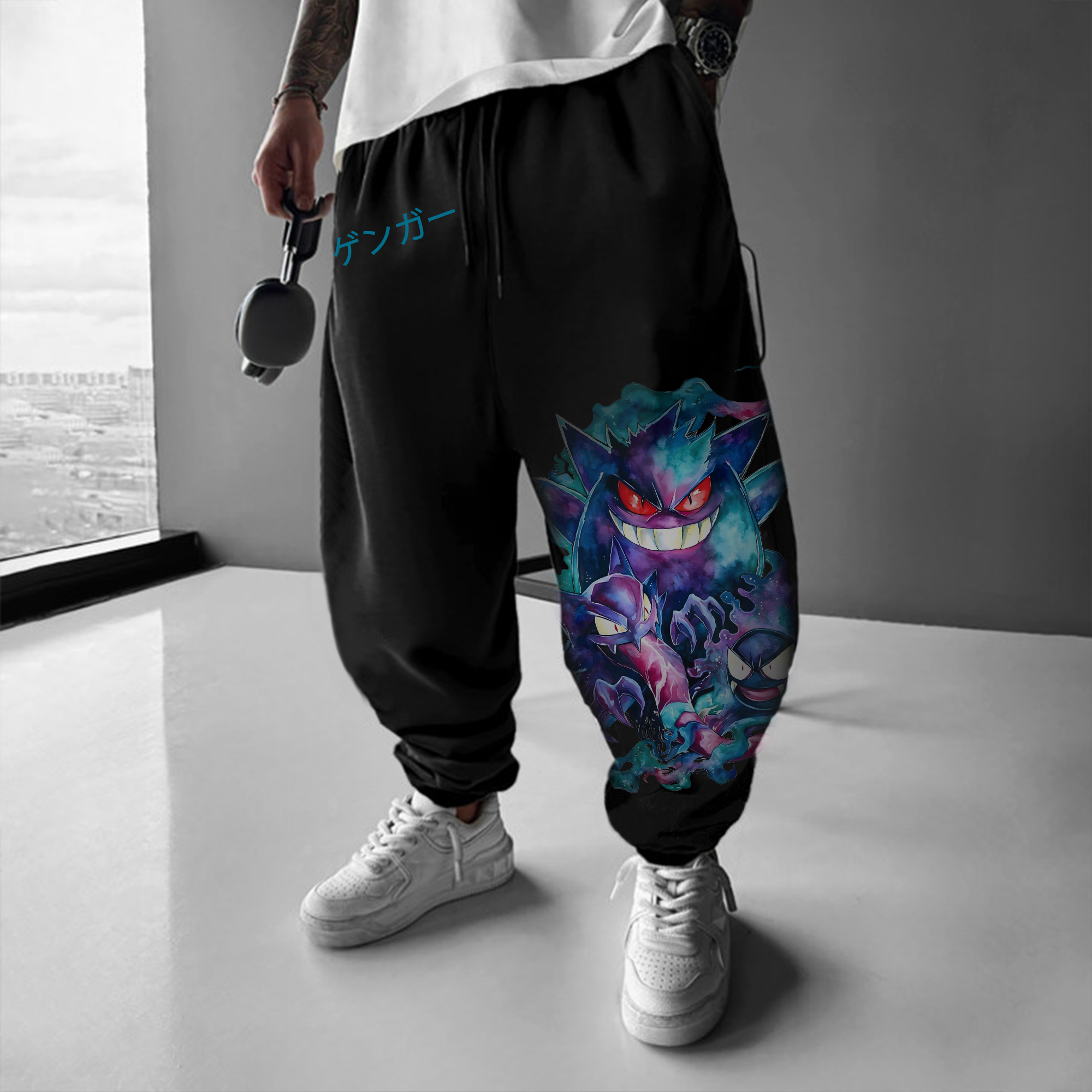Unisex Casual Anime Streetwear Pants