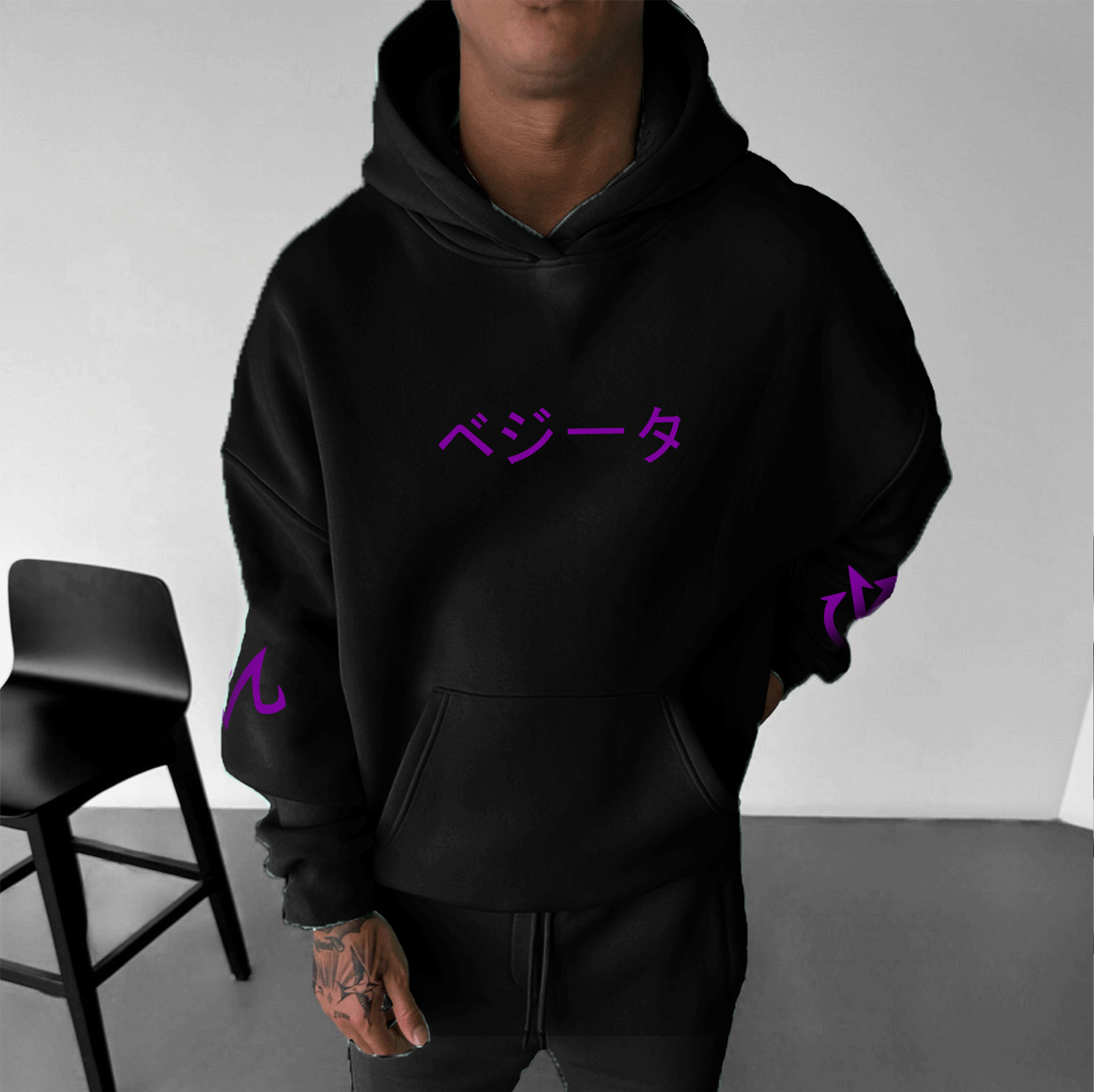 Unisex Anime Graphic Streetwear Vintage Hoodie