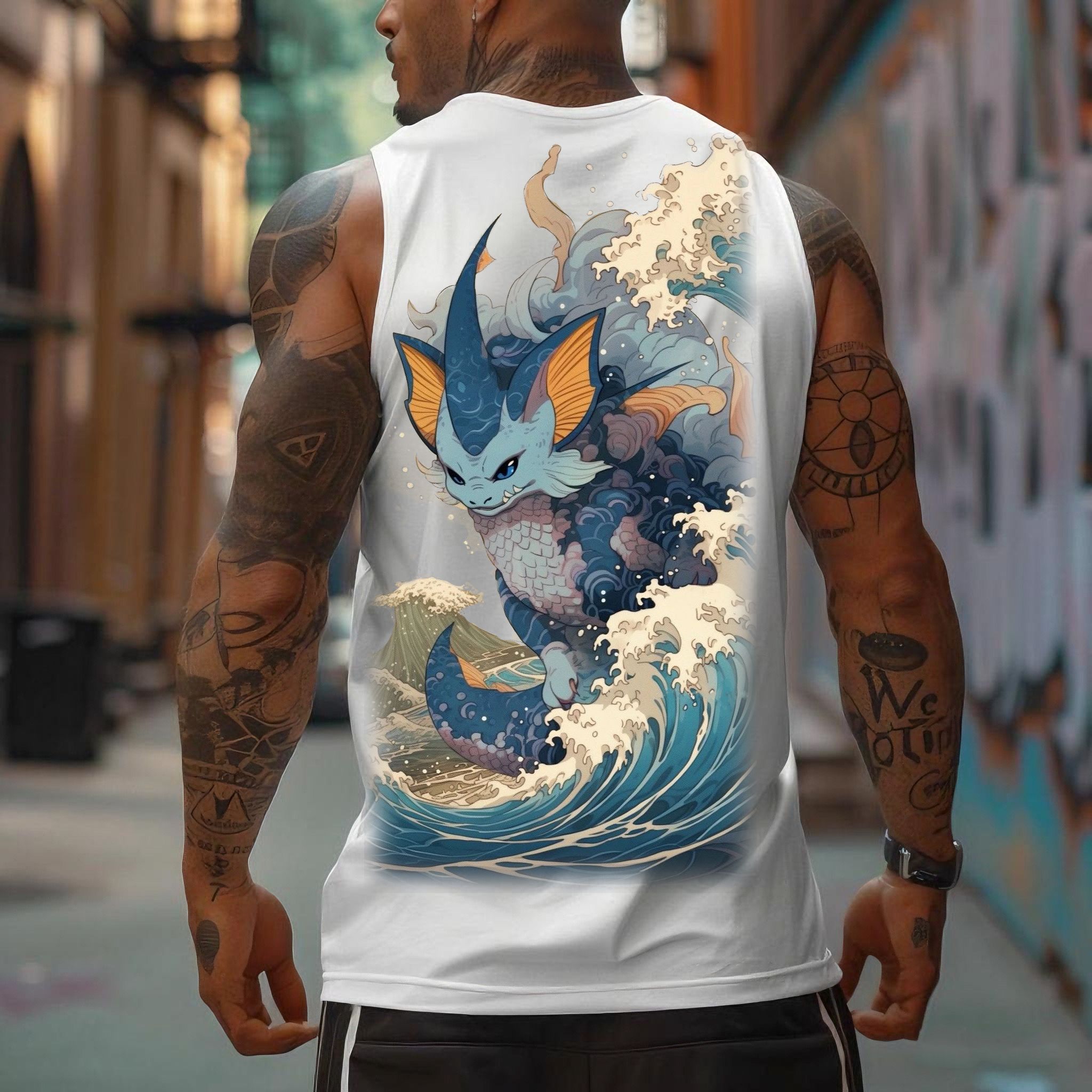 Unisex Anime Sleeveless Tank Top-comicclothing