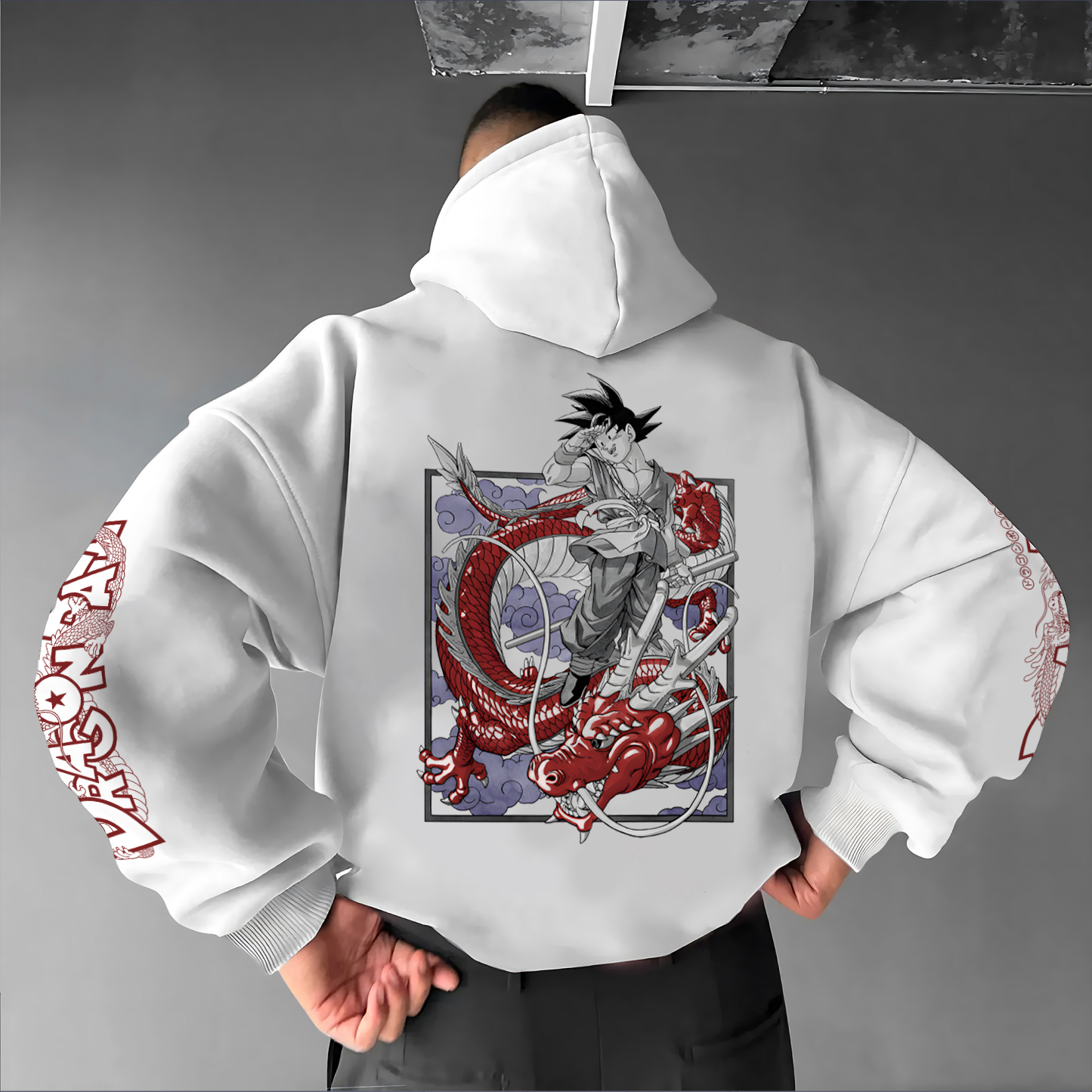 Unisex Anime Graphic Streetwear Vintage Hoodie