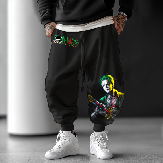 Unisex Anime Printed  Pants丨-AnimeClothe