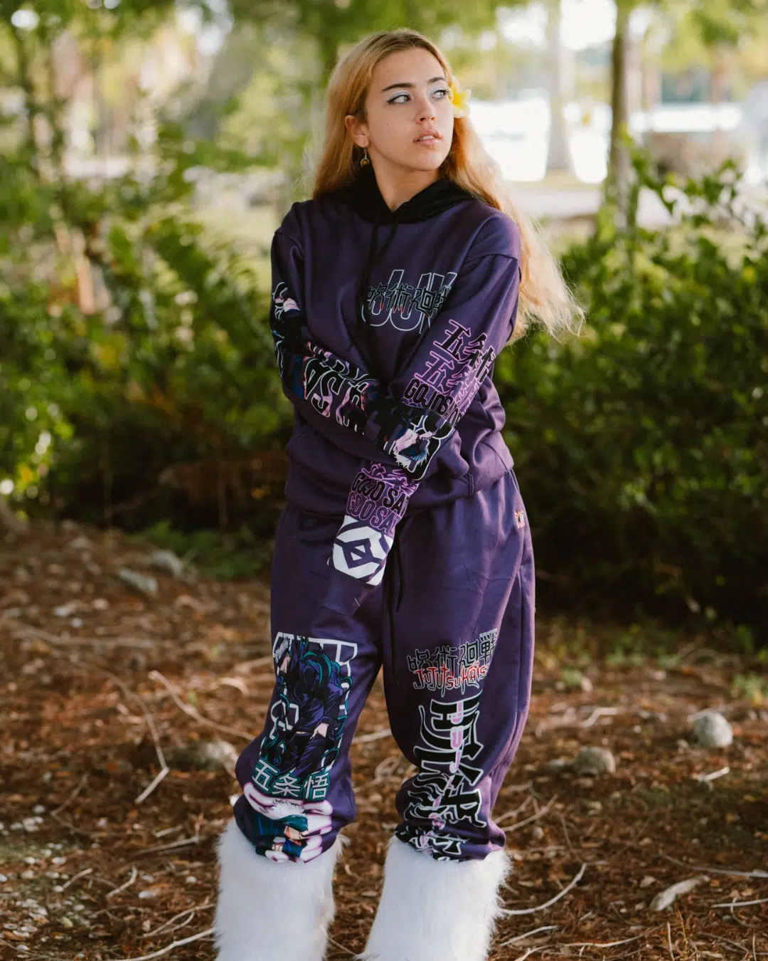 Gojo Satoru Hollow Purple Jujutsu Kaisen Streetwear Sweatpants