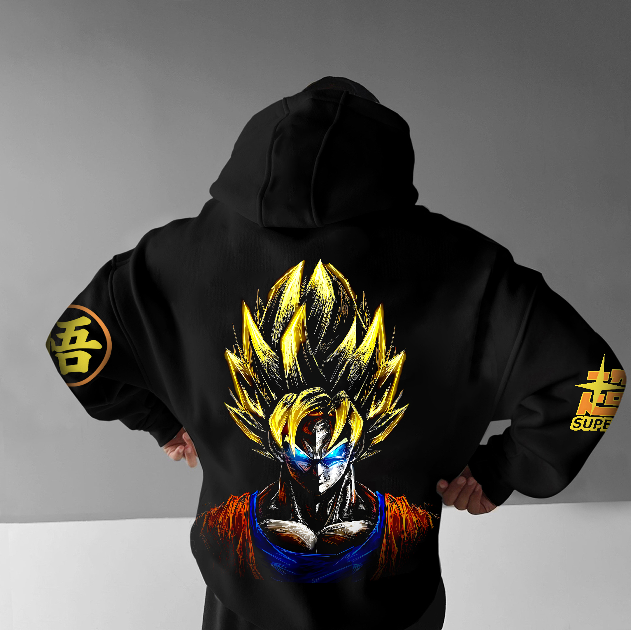 Unisex Anime Graphic Streetwear Vintage Hoodie