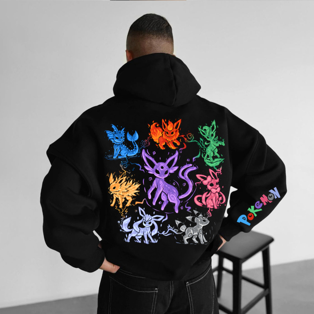 Unisex Anime Graphic Streetwear Vintage Hoodie