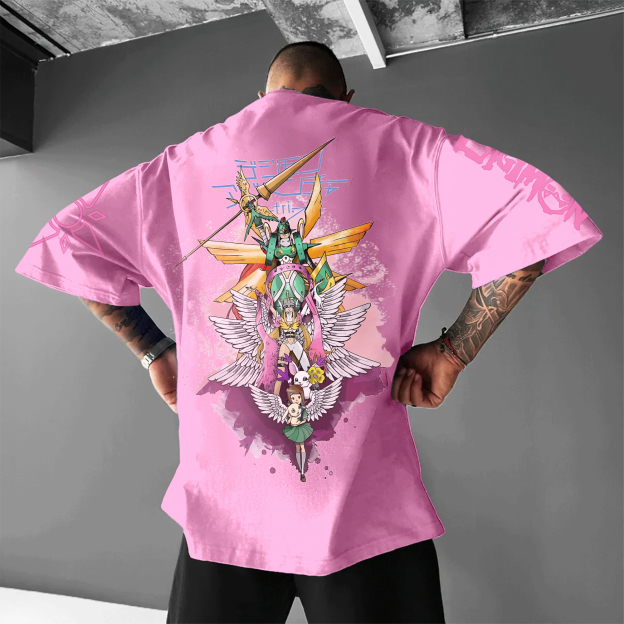 Unisex  “Digimon！”   Anime Inspired Vintage T-Shirt