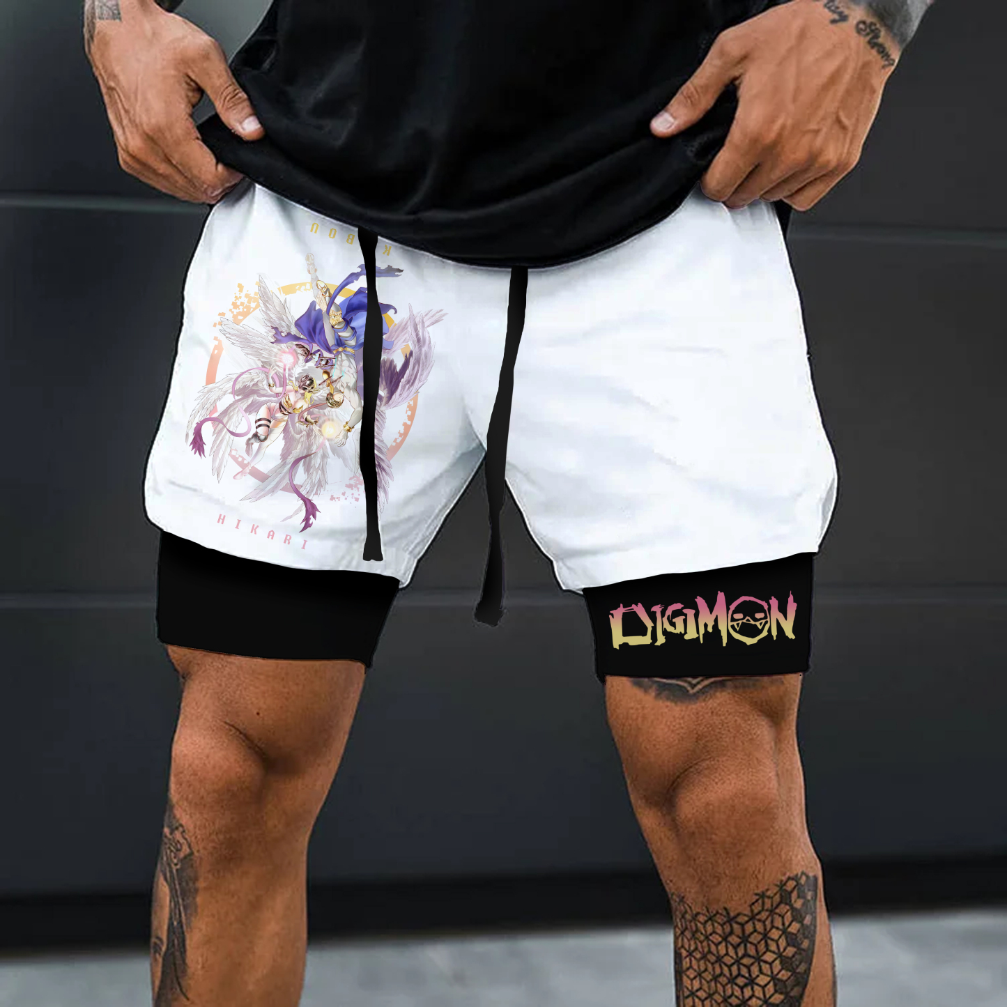 Unisex  “Digimon” Casual Anime Streetwear Shorts-comicclothing
