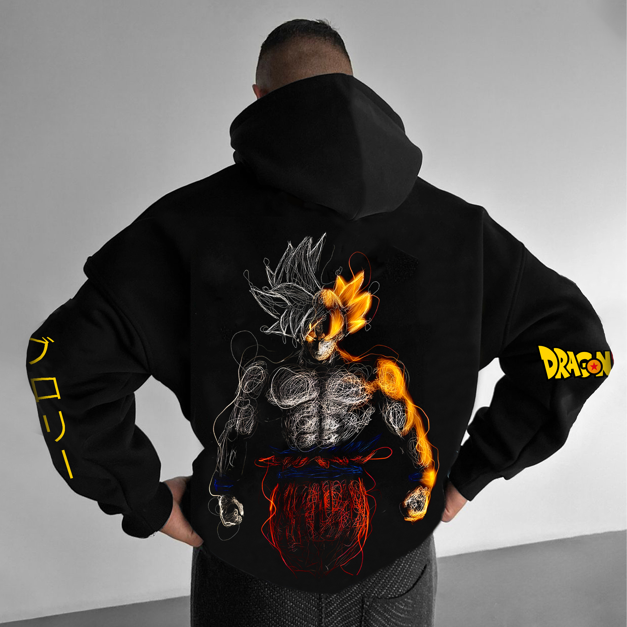Unisex Anime Graphic Streetwear Vintage Hoodie