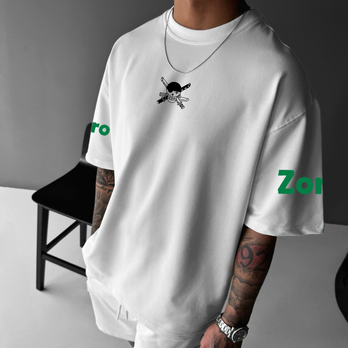 Unisex Anime Inspired Vintage T-Shirt丨