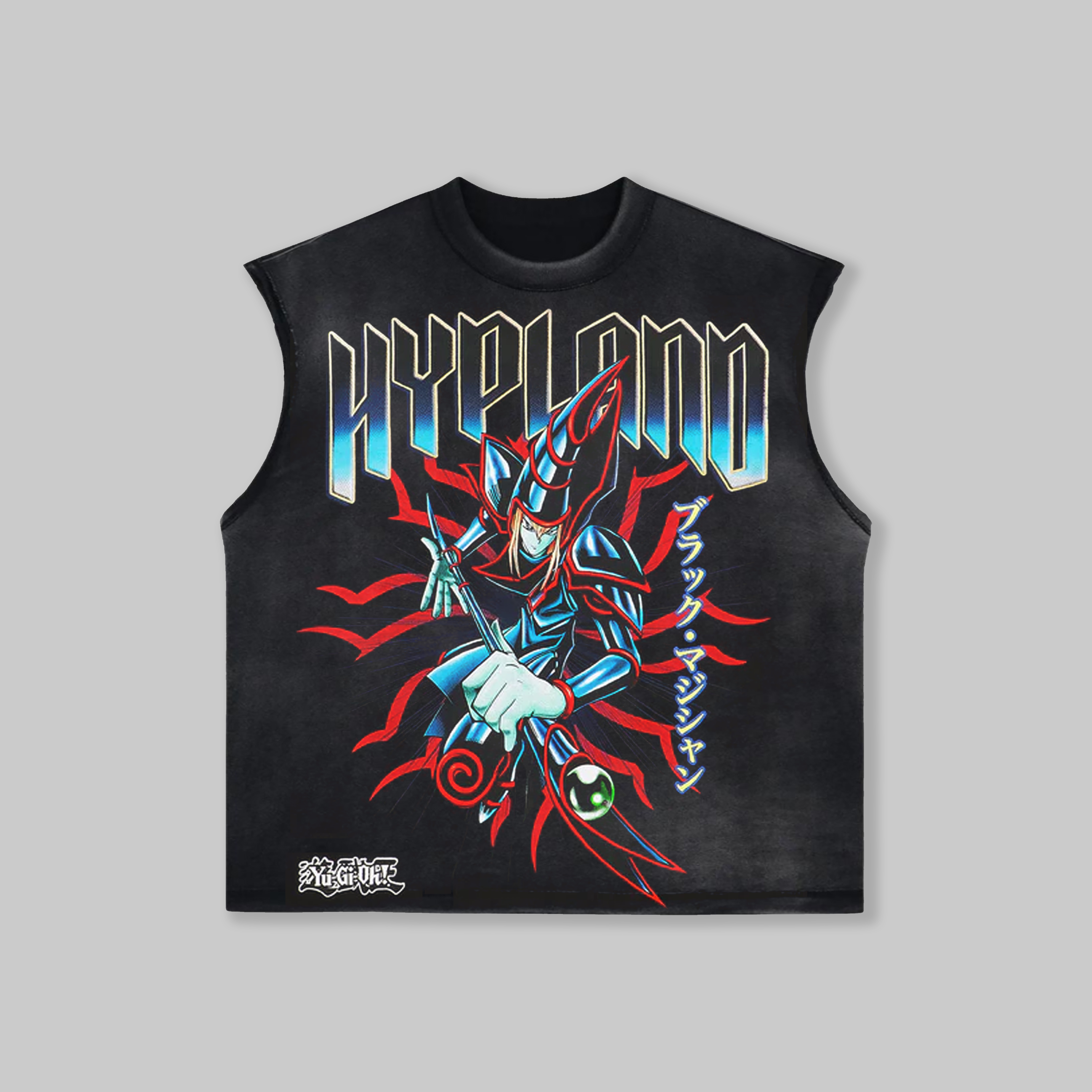 Unisex "Yu-Gi-Oh!" game and anime pattern printed vest