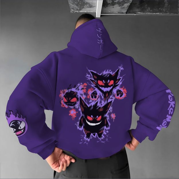 [Copy]Unisex Anime Graphic Streetwear Vintage Hoodie