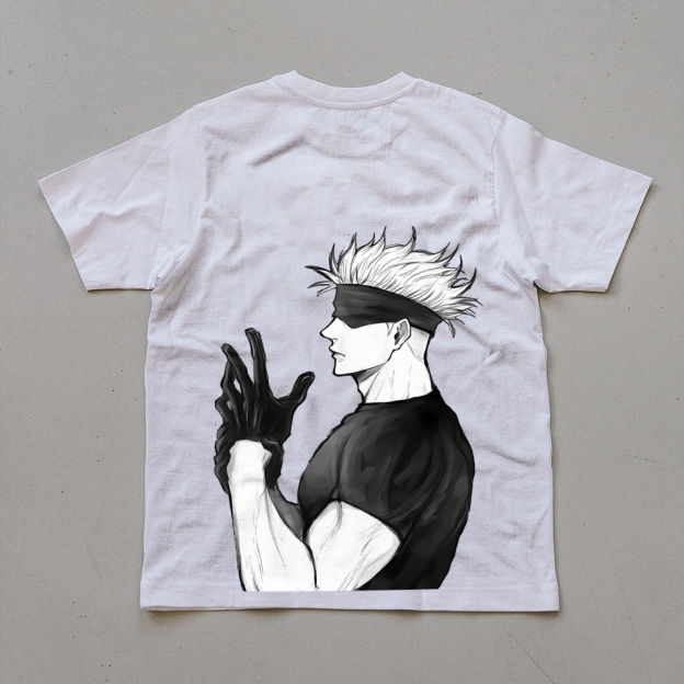 Unisex Oversized Anime Print T-Shirt