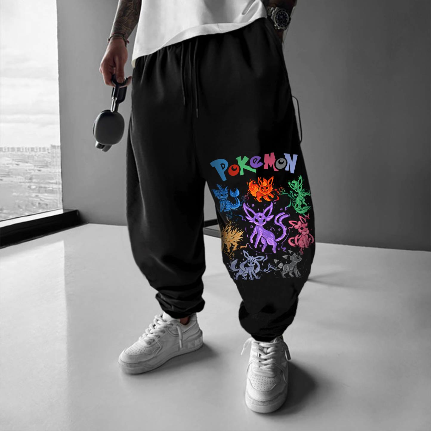 Unisex Casual Anime Streetwear Pants