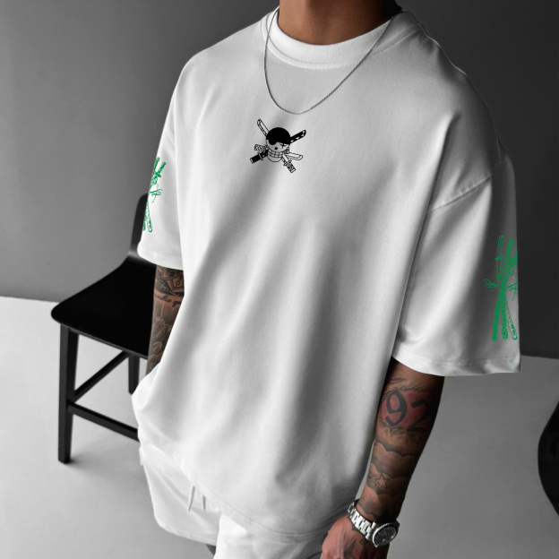 Unisex Anime Inspired Vintage T-Shirt丨