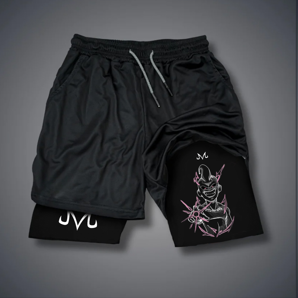 Unisex DBZ Majin Buu Anime Shorts