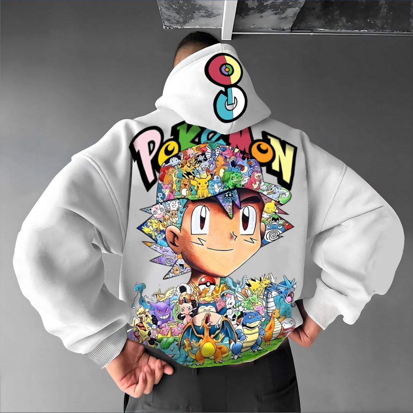 Unisex Anime Graphic Streetwear Vintage Hoodie