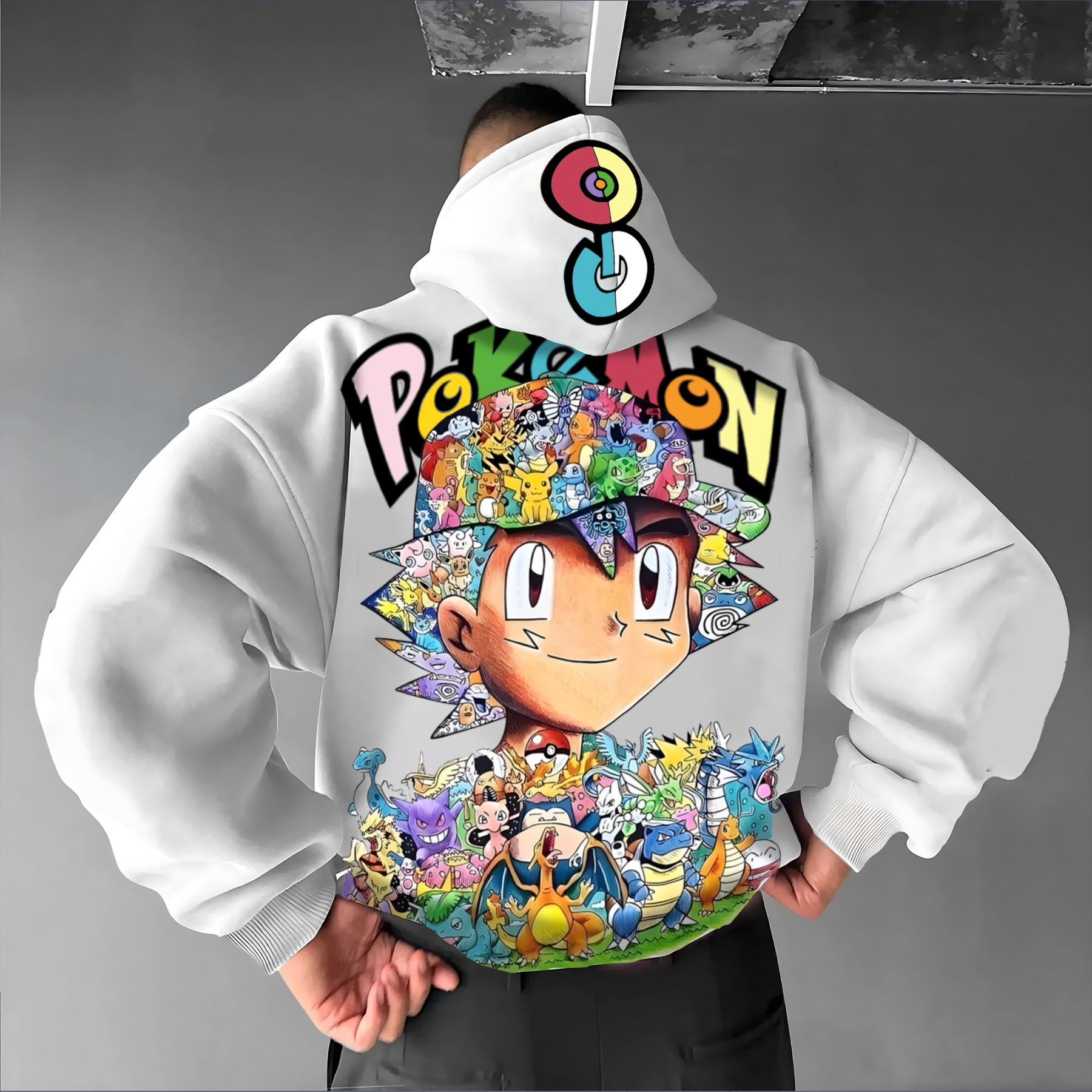 Unisex Anime Graphic Streetwear Vintage Hoodie