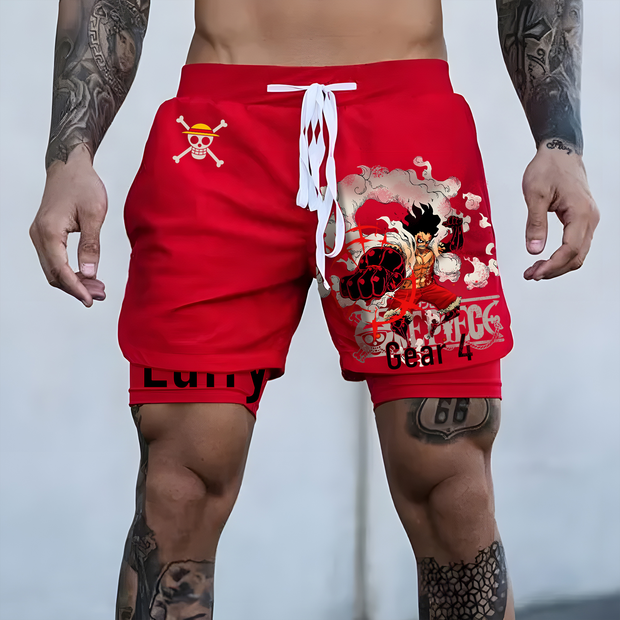 Unisex  “ONE PIECE” Casual Anime Streetwear Shorts