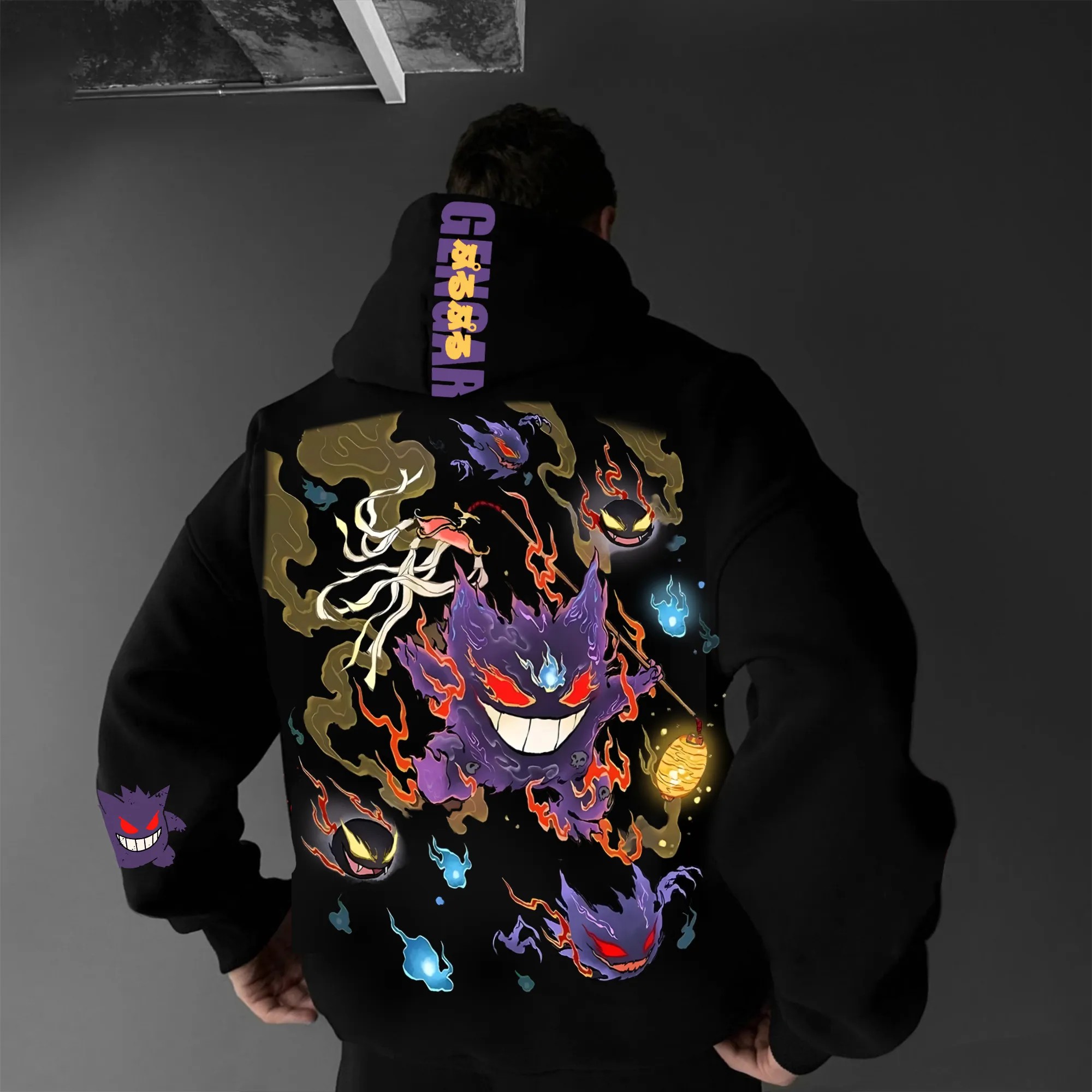 Unisex Anime Graphic Streetwear Vintage Hoodie