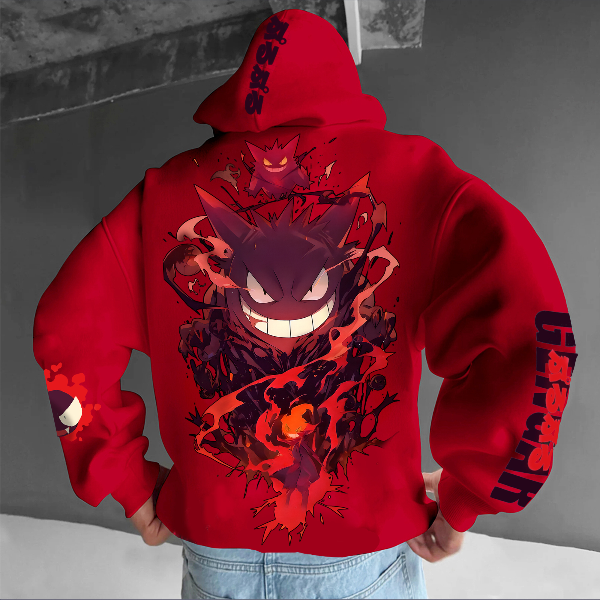 Unisex Anime Graphic Streetwear Vintage Hoodie