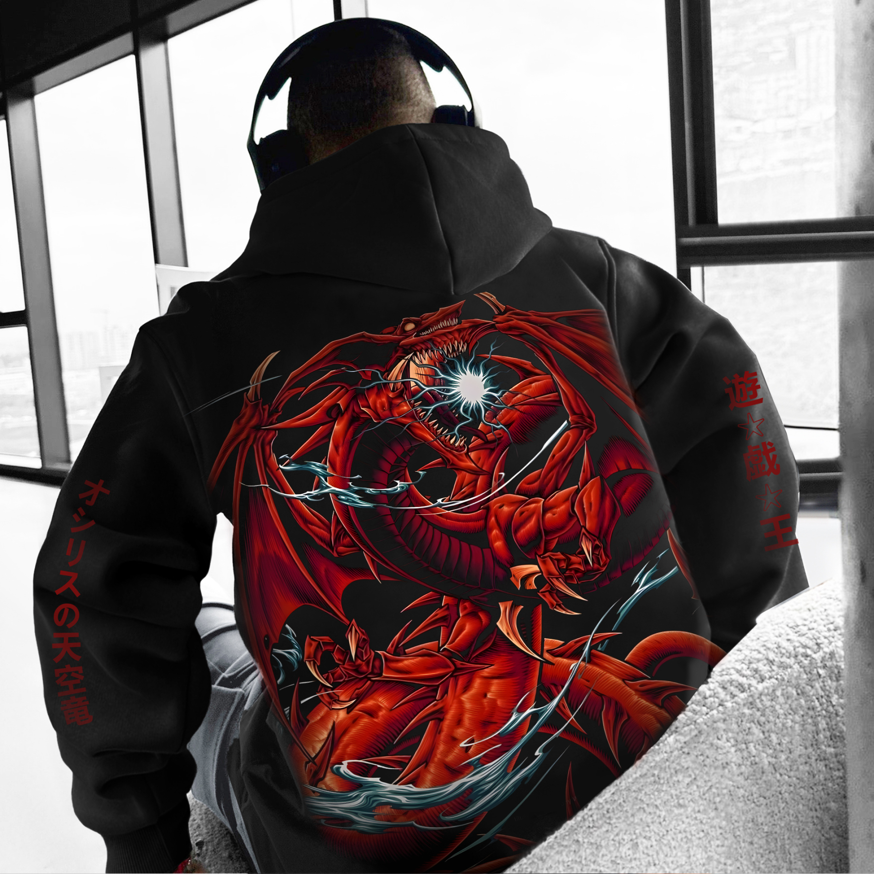 Unisex “Yu-Gi-Oh！” Anime Style Retro Hoodie