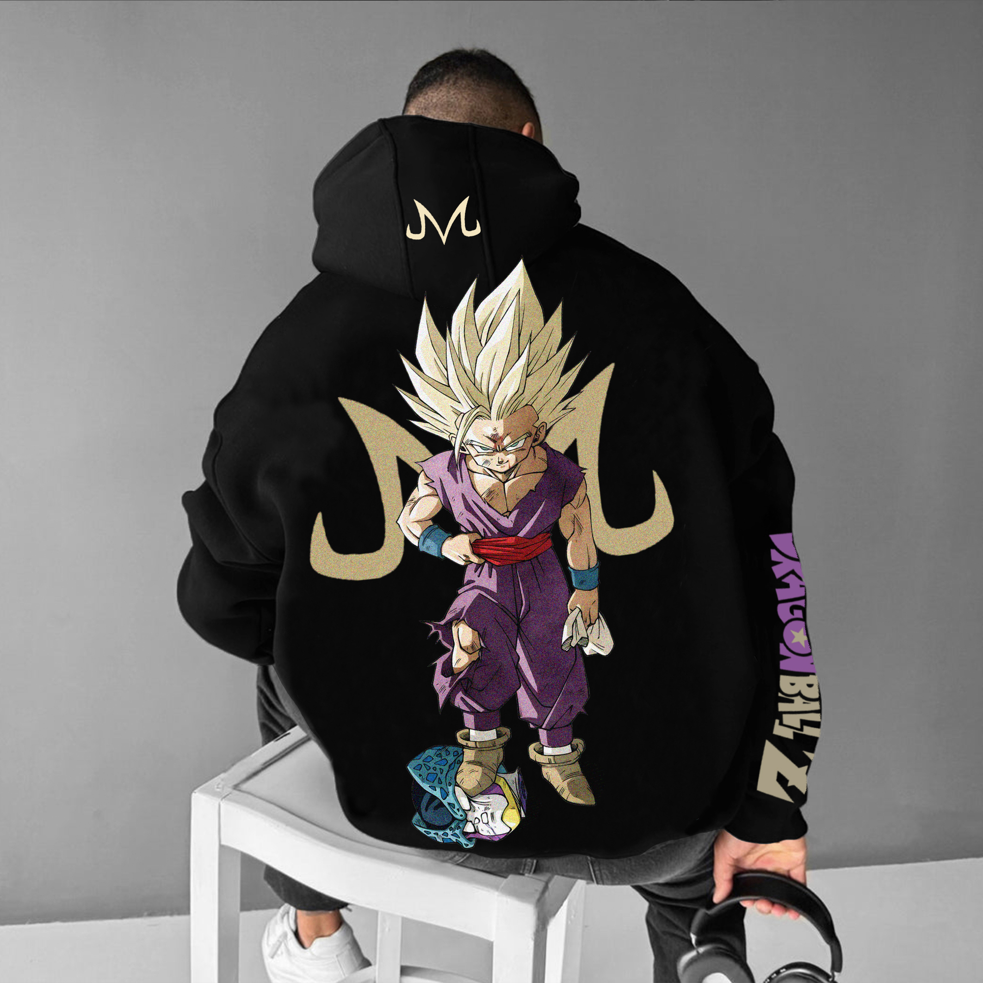 Unisex Anime Graphic Streetwear Vintage Hoodie
