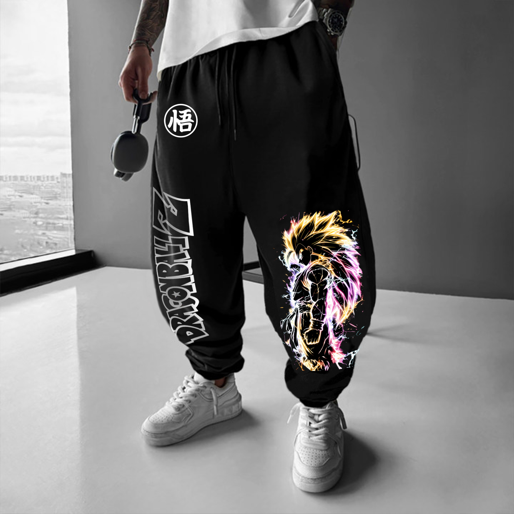 Unisex Casual Anime Streetwear Pants