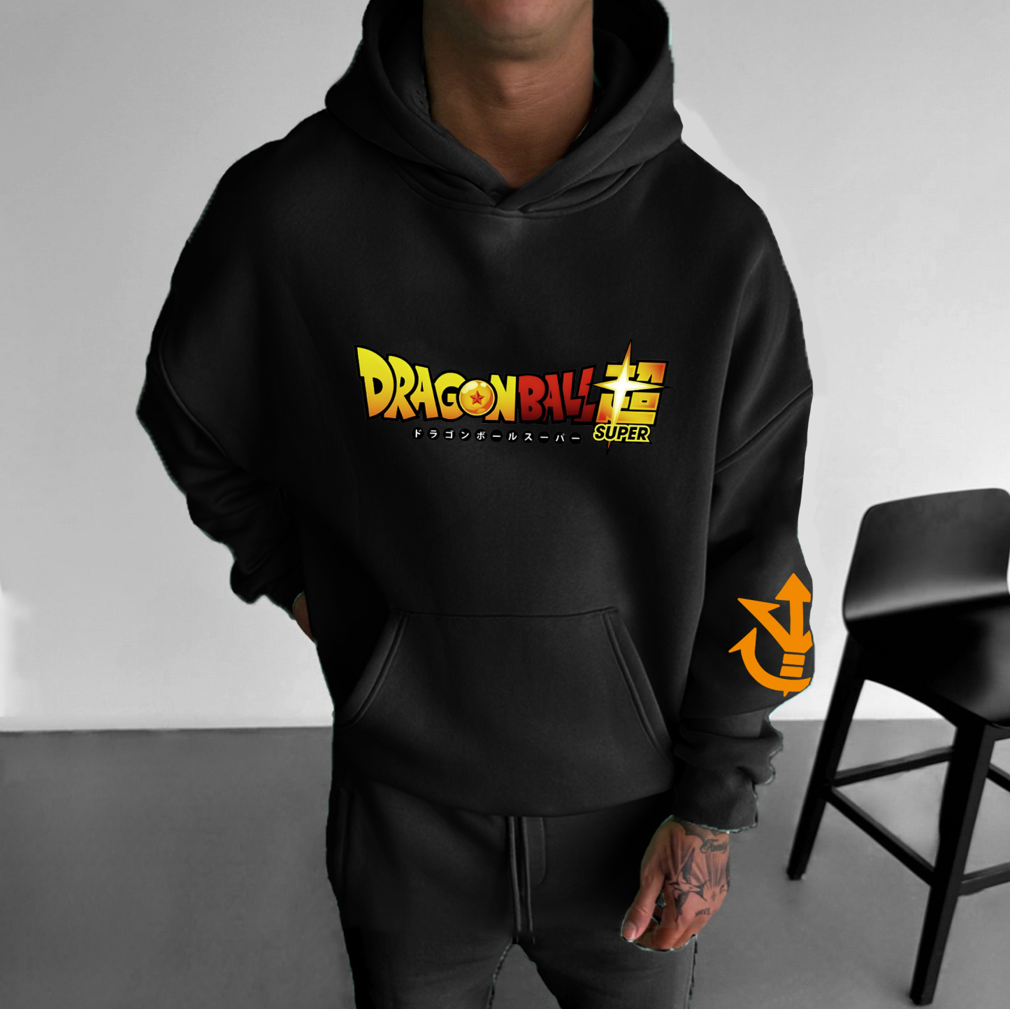 Unisex Anime Print  Casual Oversized Hoodie