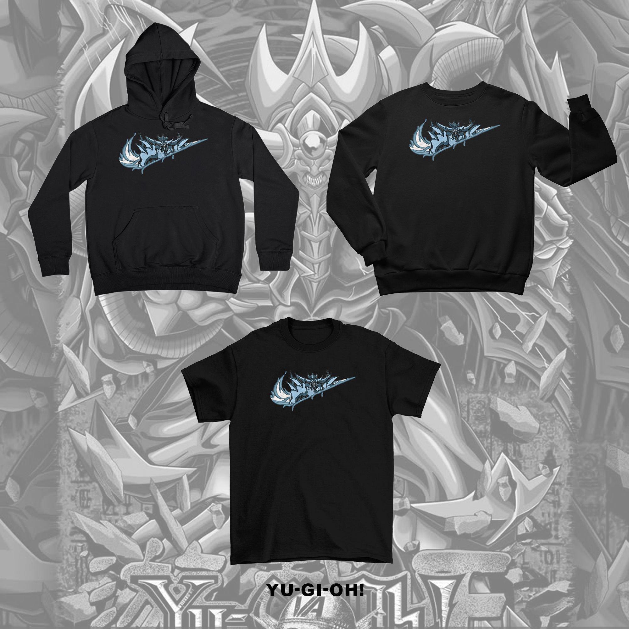 Unisex "Yu-Gi-Oh!" Anime Embroidered Top