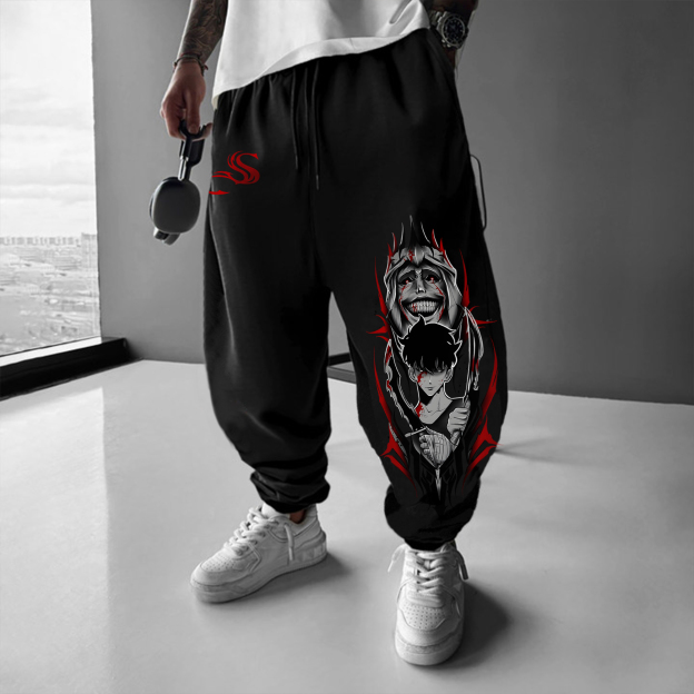 Unisex Casual Anime Streetwear Pants