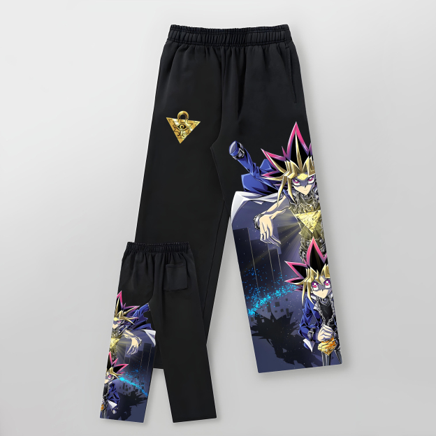 Unisex "Yu-Gi-Oh!" Game Anime Graphic Print Pants