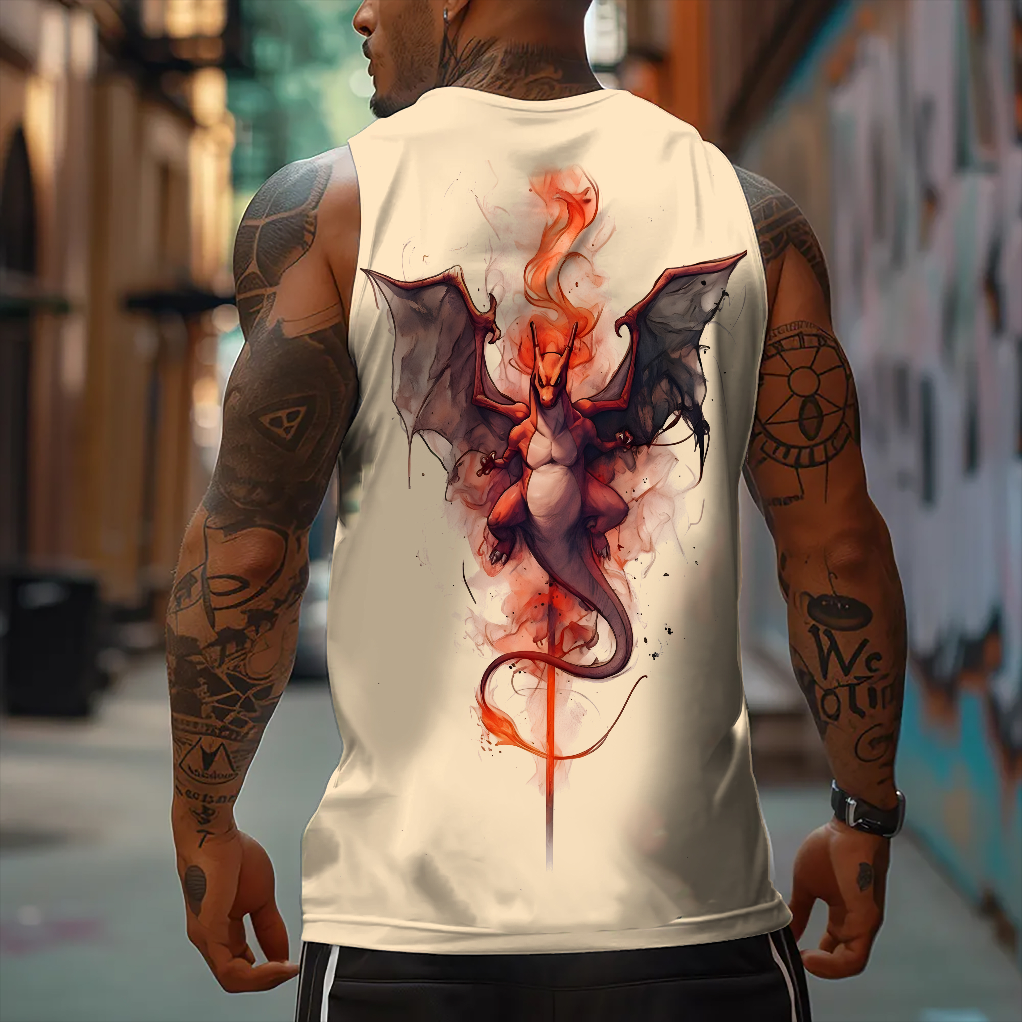 Unisex  “Pokémon” Casual Anime  Tank Top