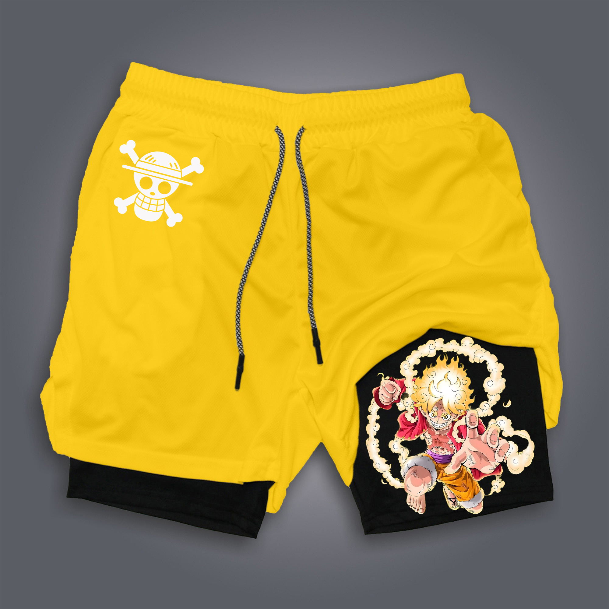 Unisex  Casual Anime Streetwear Shorts