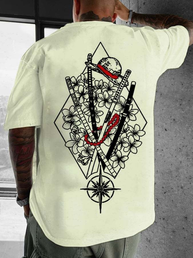 Unisex Anime Inspired Vintage T-Shirt