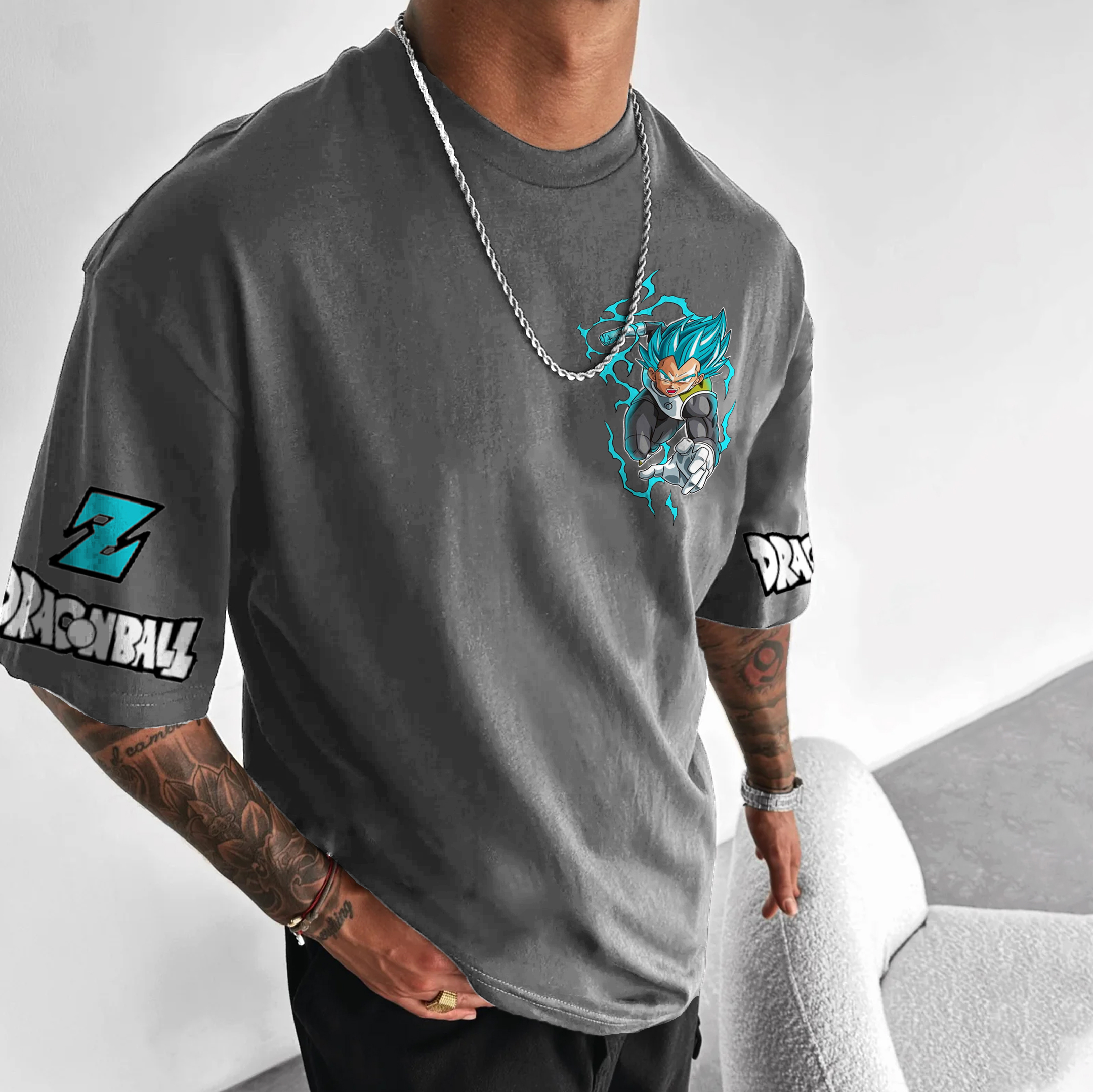 Unisex Anime Inspired Graphic Streetwear Vintage T-shirt