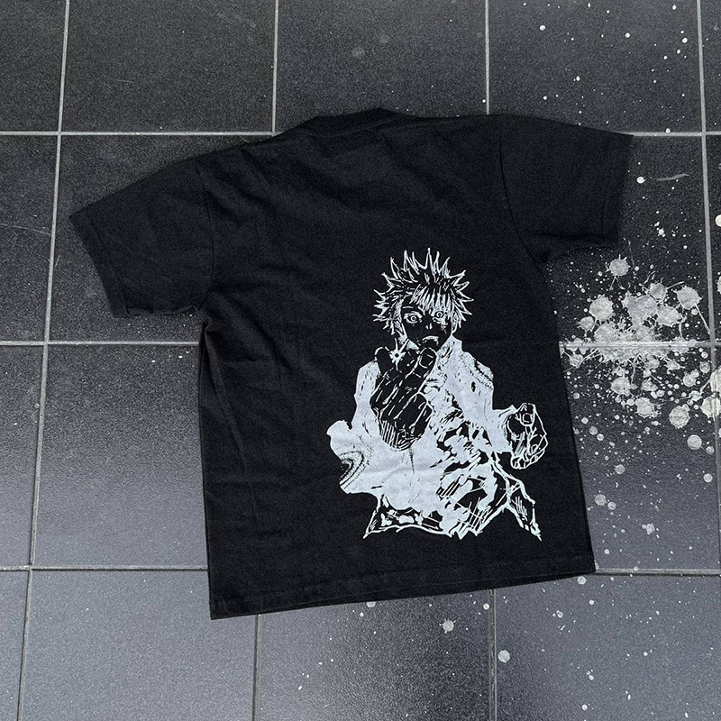 VINTAGE TEE丨Gojo Shirt-JJK