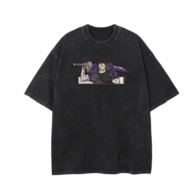 Casual Retro Anime TOJI Printed T-Shirt