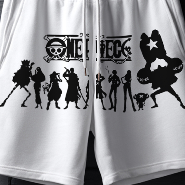 Stylish Graphic Print Shorts For Men-comicclothing