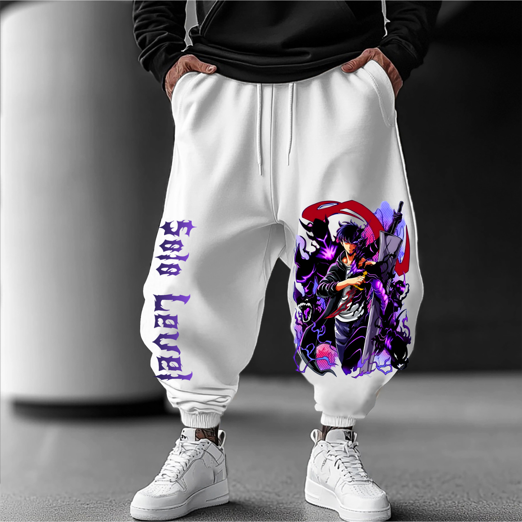 Unisex Casual Anime Streetwear Pants