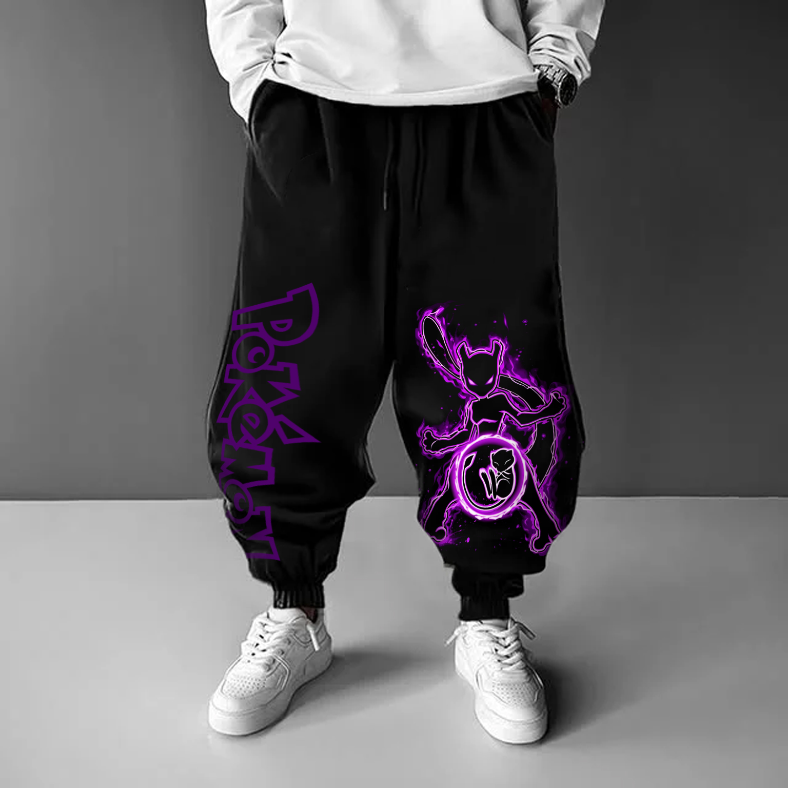 Unisex Casual Anime Streetwear Pants