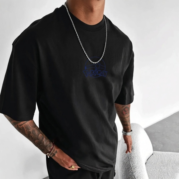 Pokémon Unisex Anime Halloween Gengar T-shirt-Anime x kingdom